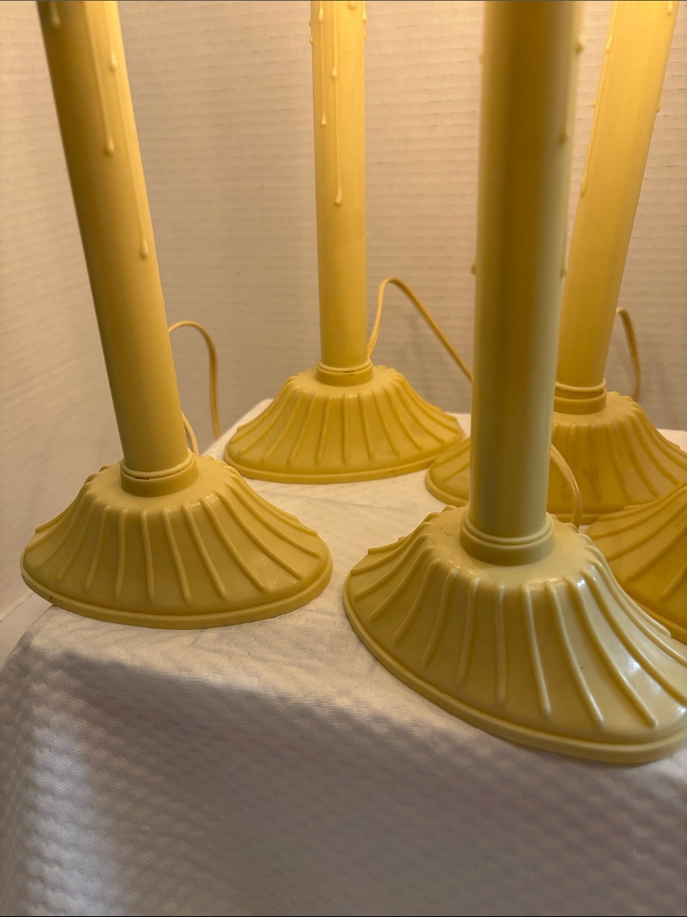 Vintage Electric Window Christmas Candles - Set of 5 (Working!) - Picture 13 of 13